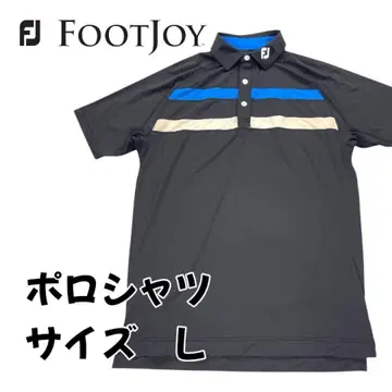 FootJoy 풋조이 피케 셔츠 블랙/파랑/베이지 L 사이즈