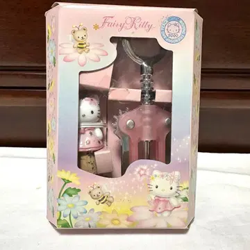 초레어품 산리오 헬로키티 페어리 키티 와인 오프너 꽃 세트