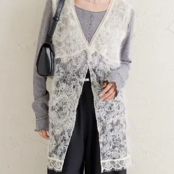 mystic 샤기 레이스 탱크 튜닉