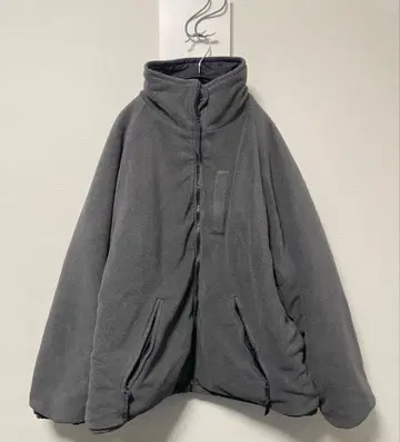 REVERSIBLE FLEECE MILITARY BLOUSON