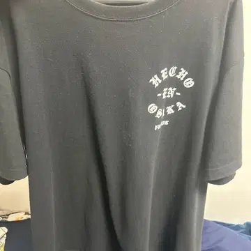 PHATRNK 블랙 반팔 XL