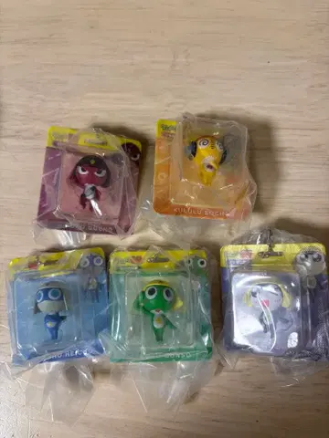 개구리 중사 케로로 블리스터 참 컬렉션 5종류 컴플리트 세트