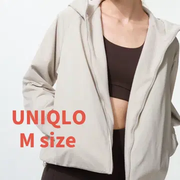 UNIQLO 유니클로 윈드프루프 플리스 리버서블 풀 집업 후드티