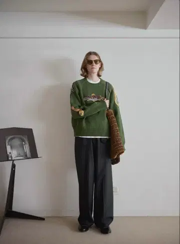 SUNSEA FISHING SWEATER 사이즈 2