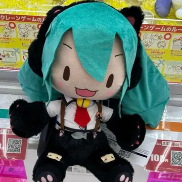 [ 하츠네 미쿠 ] 후와푸치 LL 봉제 인형 하츠네 미쿠 냥코
