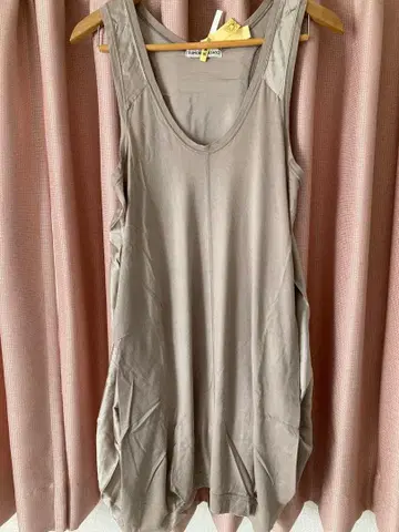 레어 TSUMORI CHISATO 실크 소재 튜닉 원피스