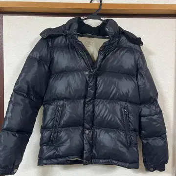 그린 레이블 릴랙싱 블랙 다운 자켓 M