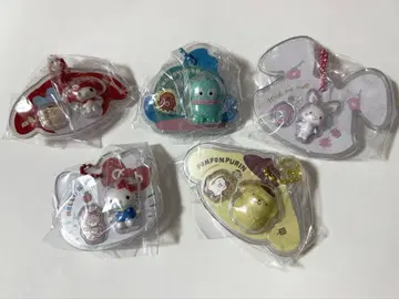 산리오 패키지 참 5개 세트 키티 마이멜로디 시크릿