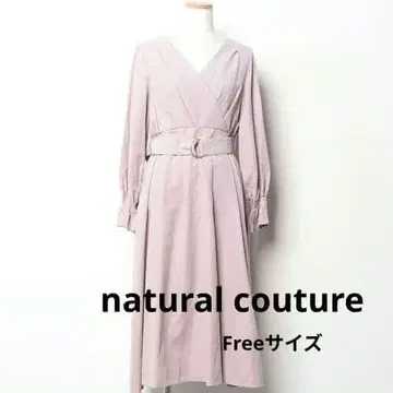 Natural Couture 긴팔 플레어 원피스