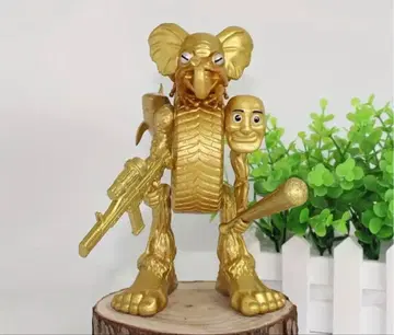 이탈리안 레인 로트 합체 골드 피규어 모델 높이 18cm