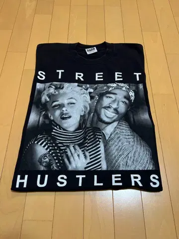 구제 2pac&마릴린 몬로 스트릿 하슬러 T셔츠 XL