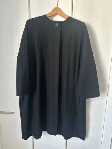 CLANE 블랙 롱 코트