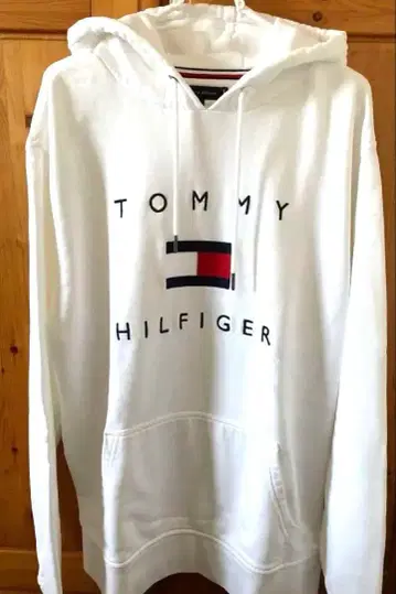 미사용 시착 없음 새상품급 TOMMY HILFIGER 화이트 후드티 XL