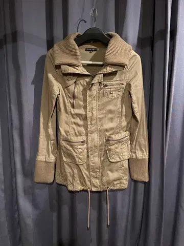 JAYRO white 후드 부착 베이지 자켓 M