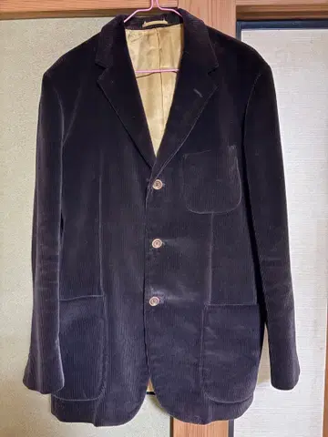 BEAMS 다크 브라운 코듀로이 테일러드 자켓 빔즈