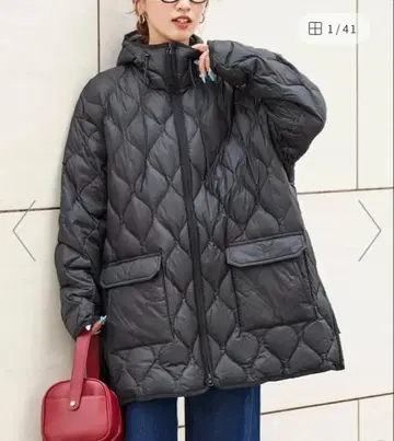 별주 후드 미들 기장 소프트 다운 코트 [한정 전개] 25AW