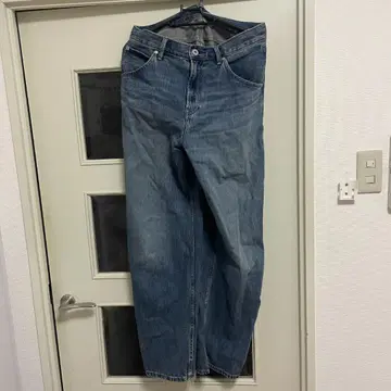 UNIQLO 배기 커브 청바지 긴 길이 27 사이즈 67 BLUE