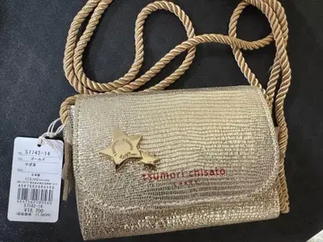 tsumori chisato 골드 숄더백