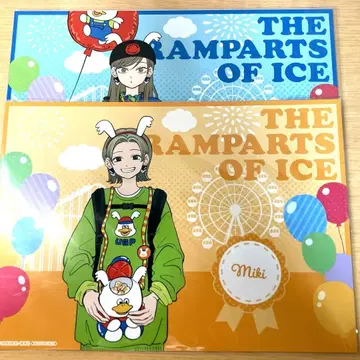 얼음 성벽 콜라보 카페 런치 매트 히카와 코유키 아즈미 미키