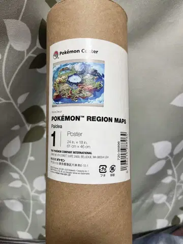 포켓몬 팔데아 지방 포스터