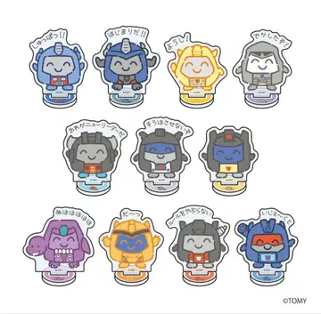 싸우지 않는 트랜스포머 아크릴 스탠드 컴플리트 세트