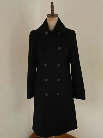 A.P.C 아페쎄 멜톤 울 코트 블랙