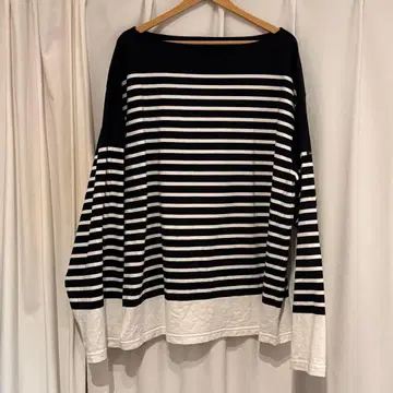 outil 바스크 셔츠 블랙 화이트 사이즈 3