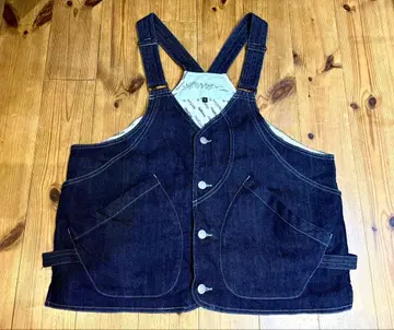 워크 아웃도어 스트레치 데님 베스트 새상품급 우먼