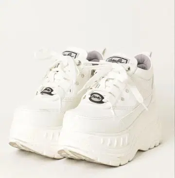 YOSUKE/요스케 통굽 레이스업 스니커즈 화이트 22.5