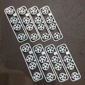 미니 사륜구동 로우 하이트 휠 화이트 x 8