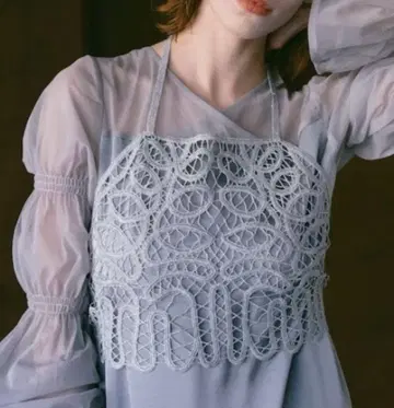 [ 거의 새상품! ] sahara 기피르 레이스 뷔스티에