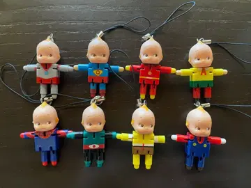 큐피 콜라보 키링 8종