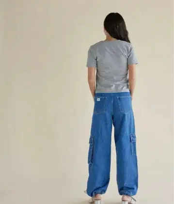 Searoomlynn 루즈 카고 데님 시루무린