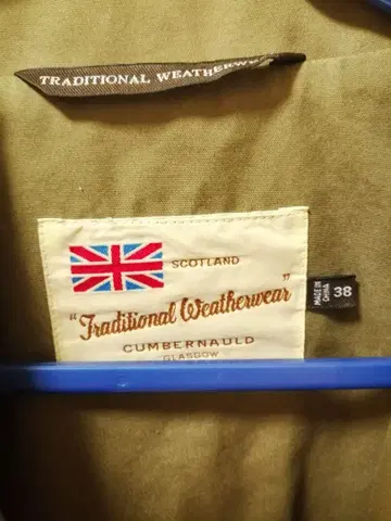 트래디셔널 웨더웨어 스텐카라 코트 38 사이즈