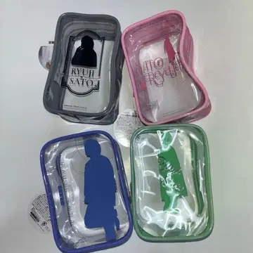 사토 류지 클리어 파우치