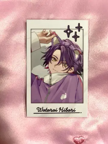 와타라이 히바리 파자마 파티 파자마 파티 폴라로이드풍 카드 카드