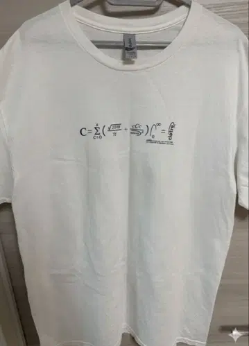 [ ciatre ] 수식 프린트 T셔츠