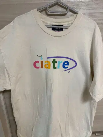 [ ciatre ] T셔츠 크림색