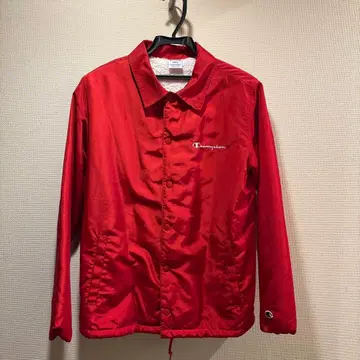 Champion 레드 나일론 자켓 S