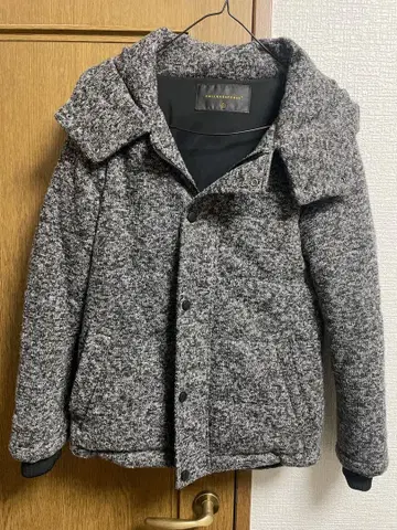 CALL&RESPONSE 트위드 자켓 다운 자켓