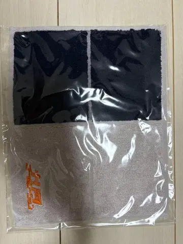 나리타코퍼레이션 타월 손수건 네이비 그레이