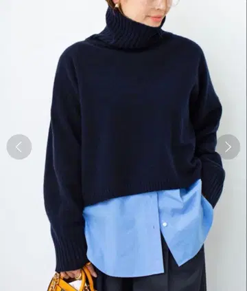 Deuxieme Classe Cropped 터틀넥 니트