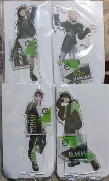 명칭 비공개 아크릴 스탠드 GiGO 한정판 전 4종 세트