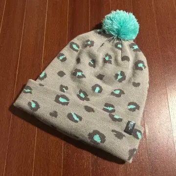 THE NORTH FACE 레오파드 무늬 니트 모자!