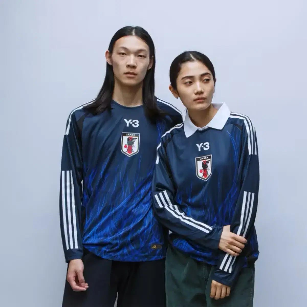 IS5611 Adidas Y-3 Japan National Team Long Sleeve Authentic