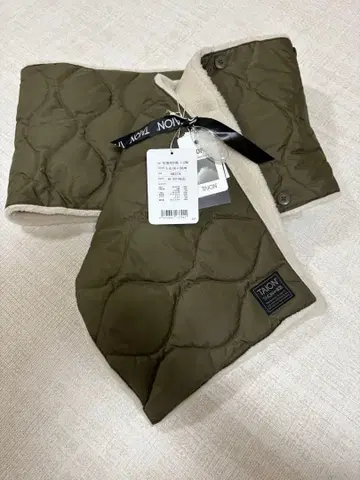 TAION 타이온 리버서블 넥워머 플리스 다운 롱