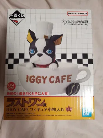 제일복권 죠죠의 기묘한 모험 라스트 원 IGGY CAFE 피규어 소품함