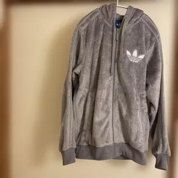 아디다스 보아 후드티 트레포일 로고 집업 후드티