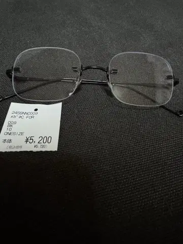 나르시스 Narcissus 클리어 안경 ONESIZE