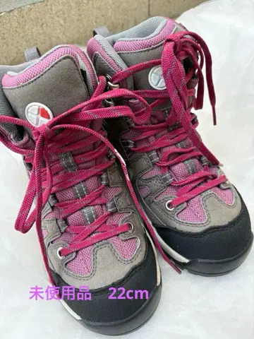 caravan 등산화 그레이/퍼플 22cm 미사용품